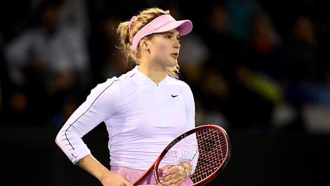 Bouchard competing in Auckland back in 2020. (Photo by Hannah Peters/Getty Images)