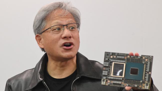 Jensen Huang is the founder and CEO of Nvidia. Picture: Sam Yeh / AFP