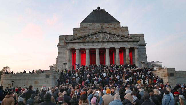 The timing of the Defence Strategic Review is being questioned as it comes right before ANZAC day. Picture: David Crosling