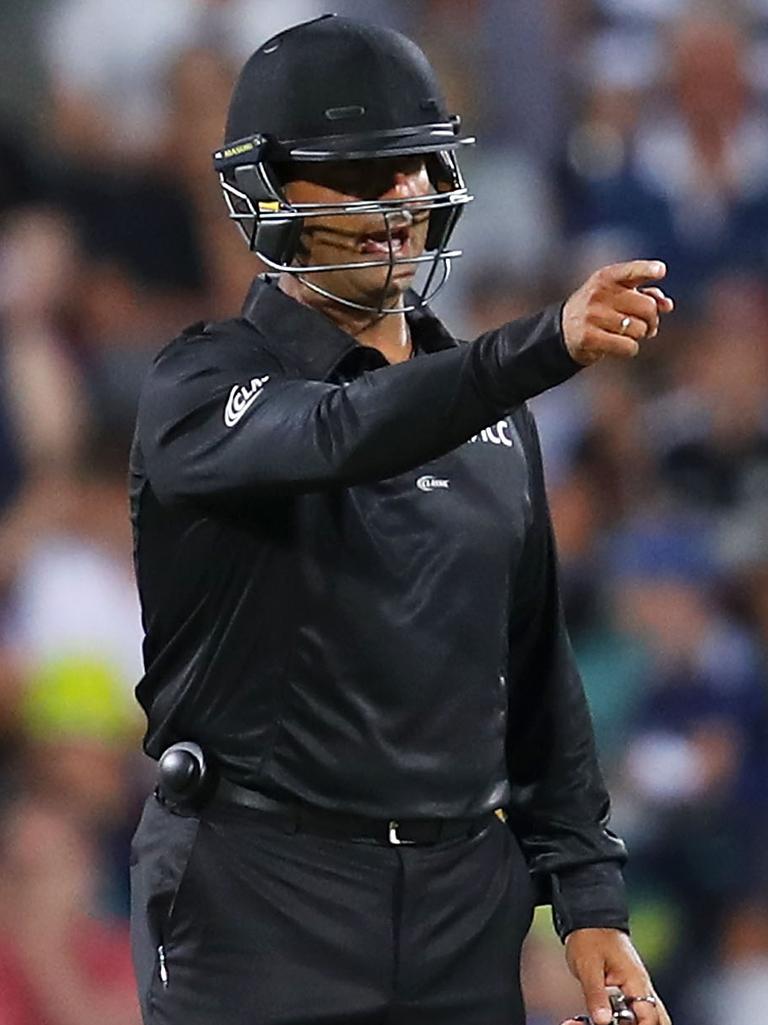 Abood in his helmet. Photo by Mark Kolbe/Getty Images