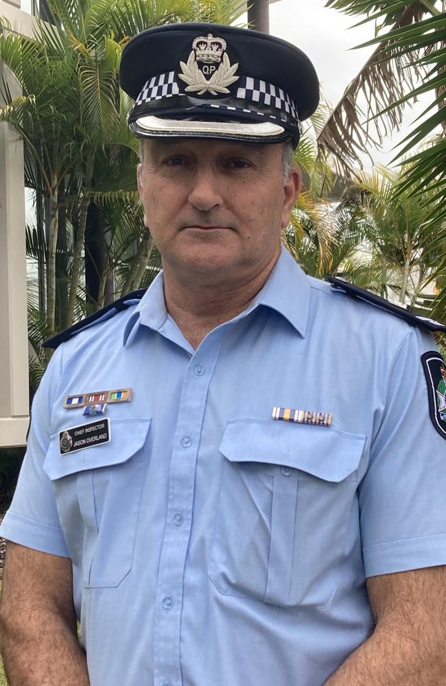 Sunshine Coast Police District Chief Inspector Jason Overland. Picture: Elizabeth Neil