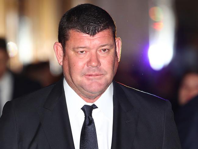 MELBOURNE, AUSTRALIA - OCTOBER 26:  James Packer of Crown Resorts leaves after attending the Crown Resorts annual general meeting on October 26, 2017 in Melbourne, Australia. The AGM comes just a week after Independent MP Andrew Wilkie used parliamentary privilege to accuse Crown of misconduct, including allegations of allege of tampering with gaming machines to increase profits.  (Photo by Scott Barbour/Getty Images)