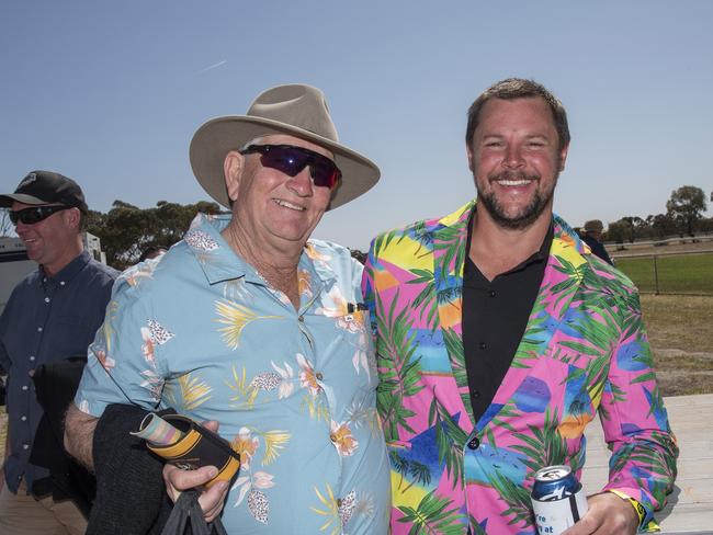 Jimmy Barnes, Ryan Proud 2024 Manangatang Cup. Picture: Noel Fisher