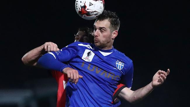 Milos Lujic in action for South Melbourne during the FFA Cup Round of 32.