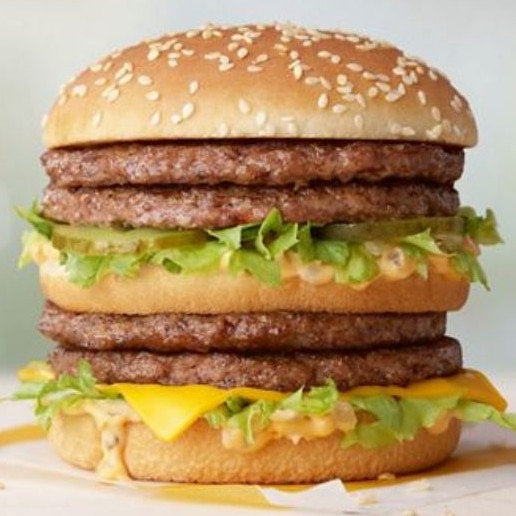 Americans are frothing after it was announced the Double Big Mac, an Aussie Macca’s staple, was being released in the US this month. Picture: Supplied