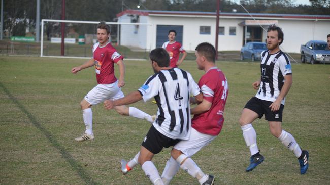 The Warwick Wolves team in action last season.