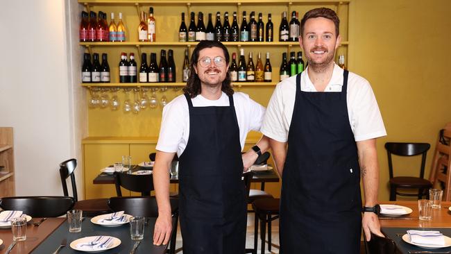 Fior owner Tristan Rosier and head chef Will Lawson pictured outside the newly-opened restaurant in Gymea. Picture: Rohan Kelly