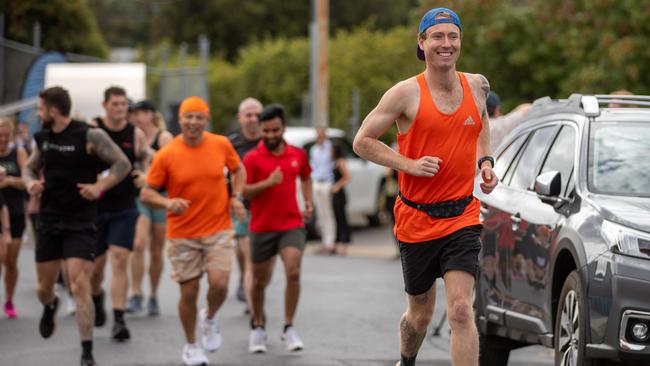 Trent Henderson will run 110 marathons in 110 days to raise awareness of mental health with Speak Up! Stay ChatTY. Picture: Linda Higginson