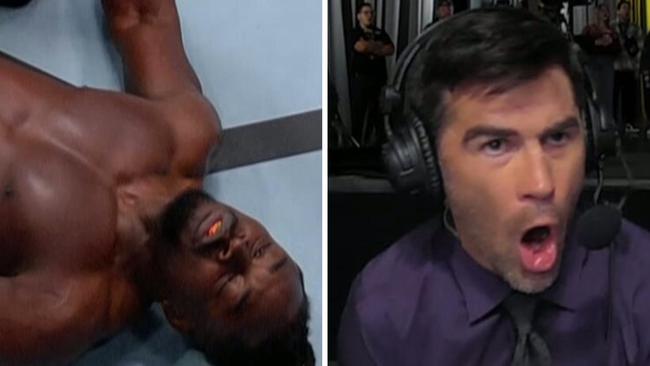 Cesar Almeida shocked commentators with a huge knockout of Abdul Razak Alhassan.