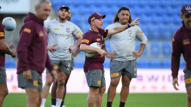 Paul Green’s job as Maroons coach could be in jeopardy, after walking out on media and leaving his players to explain. Picture: NRL Images.