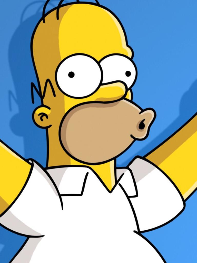 Dan voices Homer Simpson. Picture: Fox