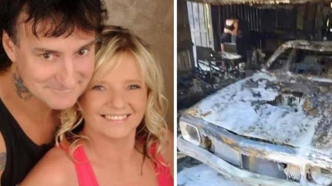 Cheryl and Brendan Gillbee lose cars, caravan in Landsborough shed fire