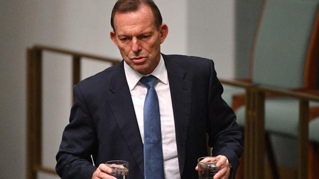 A challenger has been named for Warringah MP Tony Abbott. Picture: (AAP Image/Mick Tsikas)