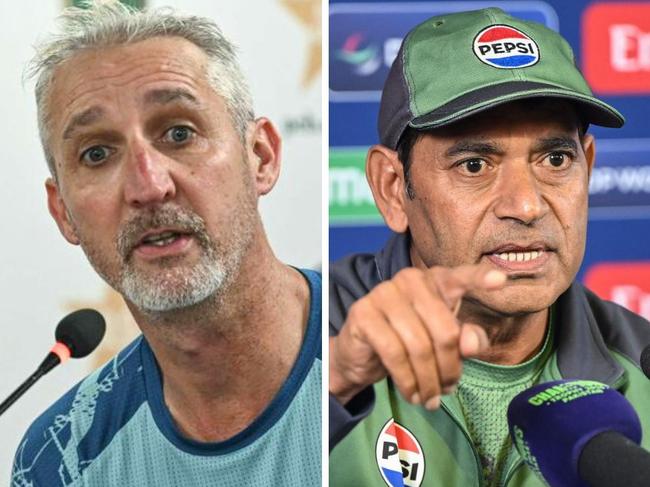 Jason Gillespie and Aaqib Javed.