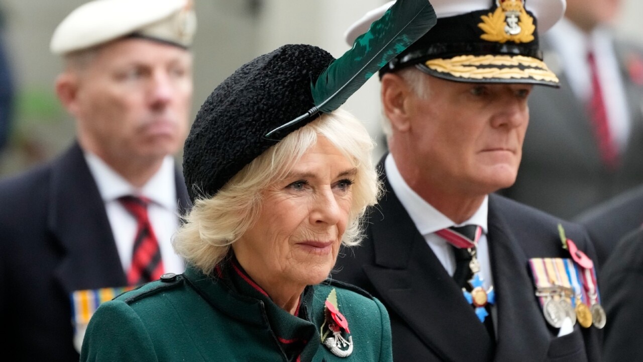 Queen Consort Camilla pays tribute to late Queen at the Field of Remembrance – Sky News Australia