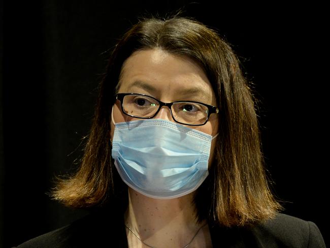 Victorian Health Minister Jenny Mikakos has faced a barrage of questions about hotel quarantine in recent days. Picture: Andrew Henshaw/NCA NewsWire