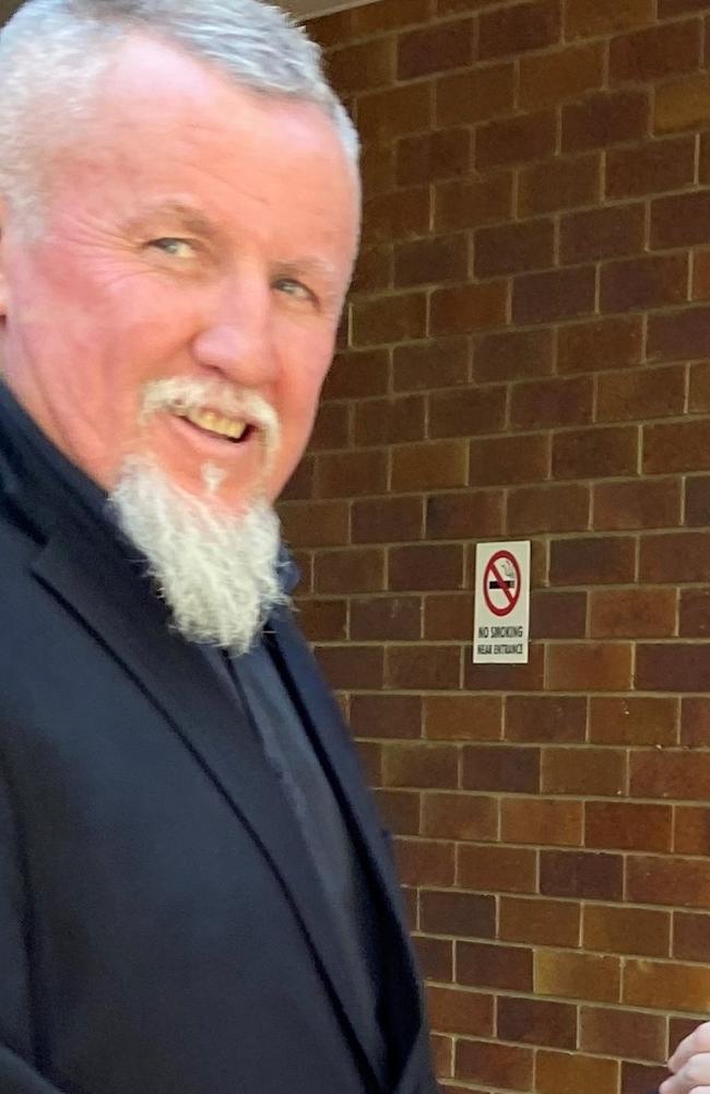 Rodney William Kupfer outside Noosa Courthouse on August 9, 2022.