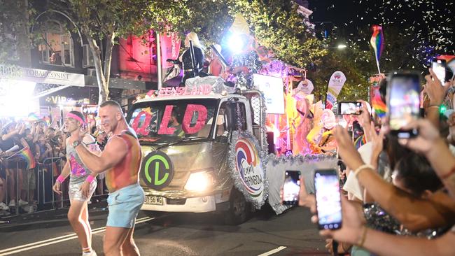 The biggest parade in Sydney’s Mardi Gras history impressed crowds.Picture: NCA NewsWire / Jeremy Piper