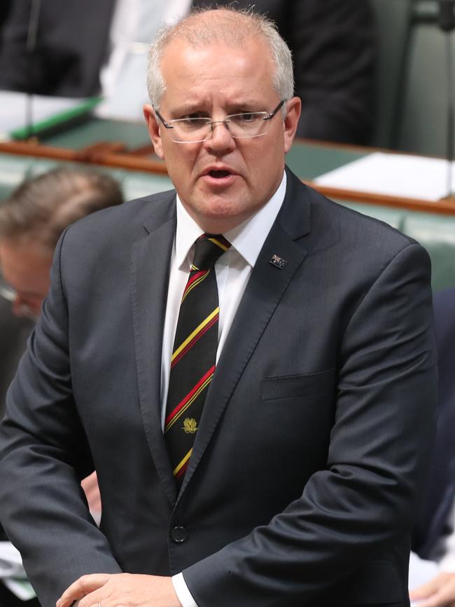 Prime Minister Scott Morrison plans to roll the Building Australia Fund into the new scheme. Picture: Kym Smith