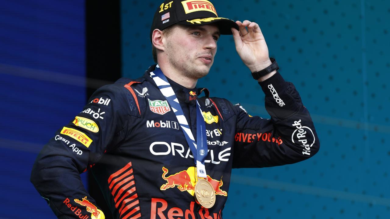 Race winner Max Verstappen made history in Miami