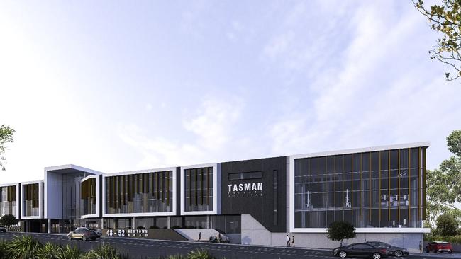 An artists impression of the previous proposal for the Tasman Private Hospital in New Town. Picture: SUPPLIED