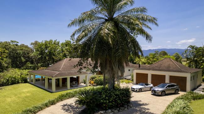 1190 Mossman-Daintree Rd, Rocky Point, is a rainforest-surrounded home with a near-private beach just north of Port Douglas. Picture: Ray White