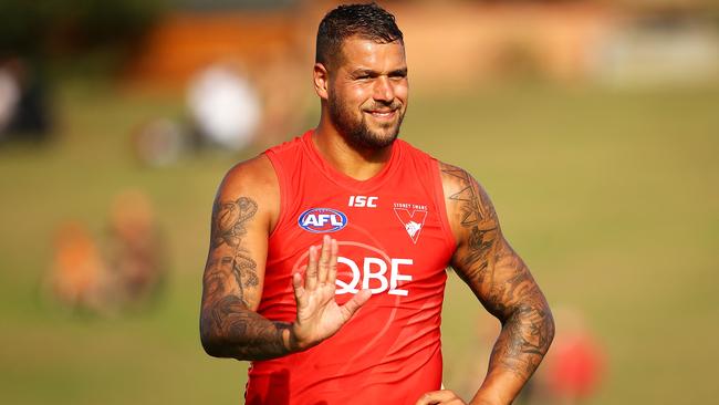 AFL players in 2050 will have a Buddy Franklin-like physique. Photo by Mark Kolbe/Getty Images