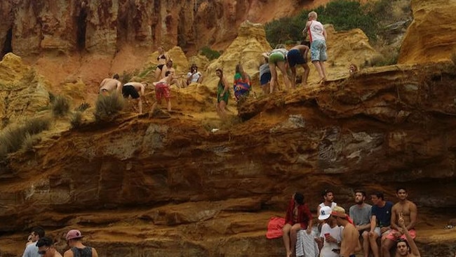 Rave revellers at one of the dangerous events held at Half Moon Bay.