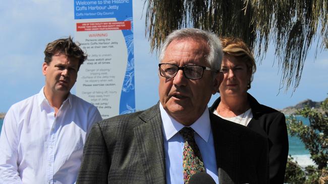 Coffs Harbour Councillor George Cecato at announcement of the Jetty Foreshore Project Steering Advisory Committee. Photo: Tim Jarrett