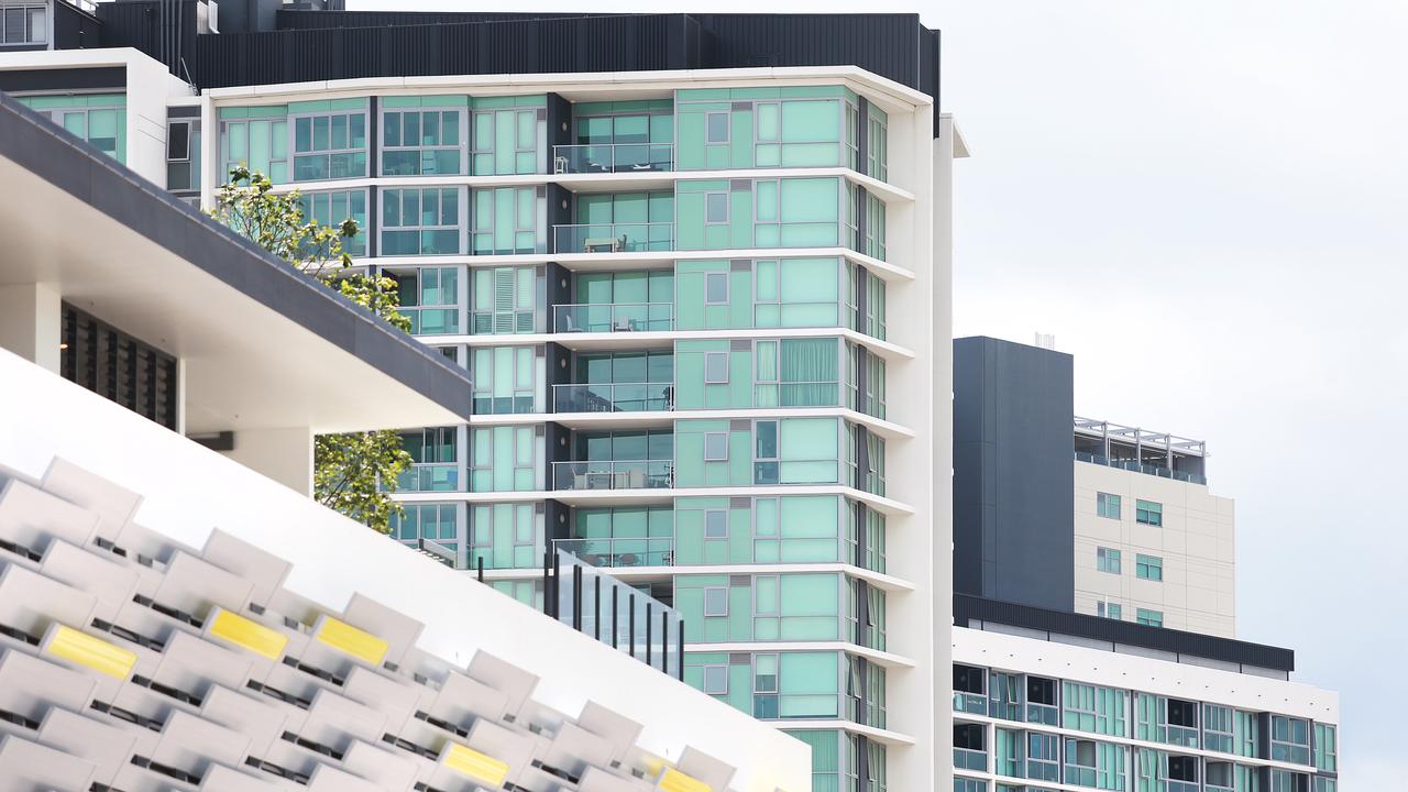 Apartment prices in Brisbane are forecast to fall 5.1 per cent in the next three years. Photo: Claudia Baxter.