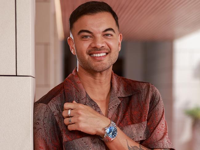 Daily Telegraph. 29, March, 2023.Guy Sebastian, in Sydney, today, for the launch of Guy SebastianÃs debut womenÃs fragrance, Embrace.Picture: Justin Lloyd.