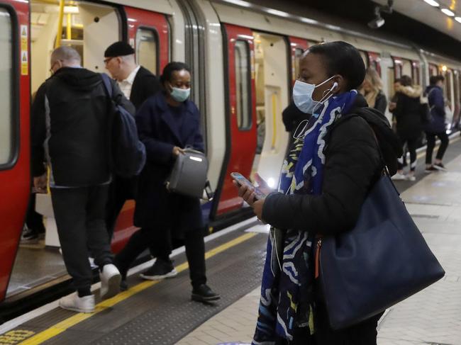 The London subway is getting busier. Picture: AP