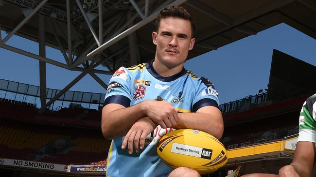 Kobe Hetherington is the son of Queensland hooker Jason Hetherington. Picture: Scott Davis