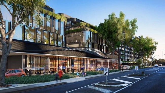 Artist impressions of the big changes coming to Brandon Park Shopping Centre. Picture: Monash Council.