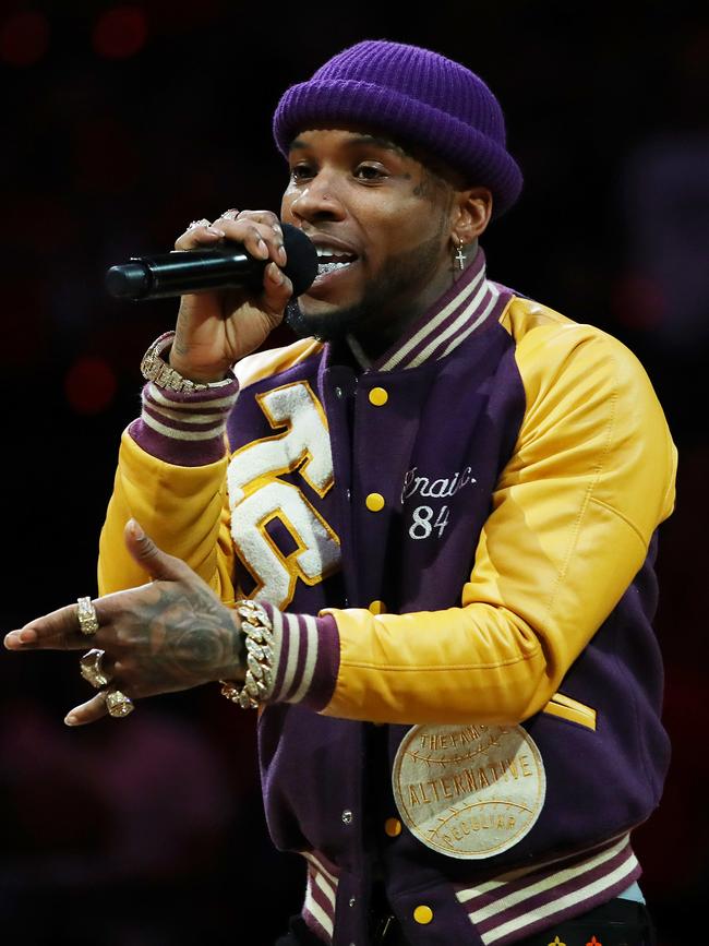 The rapper is serving a 10-year sentence for shooting fellow rapper Megan Thee Stallion. Picture: Gregory Shamus/Getty Images