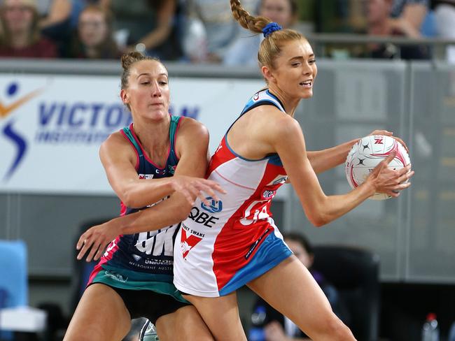 Emily Mannix  and Helen Housby have both re-signed with their clubs. Pic: AAP