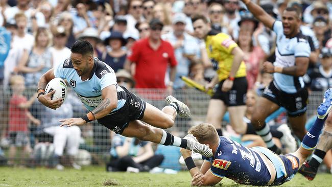 Nikora scored his first NRL try. Photo by Ryan Pierse/Getty Images.