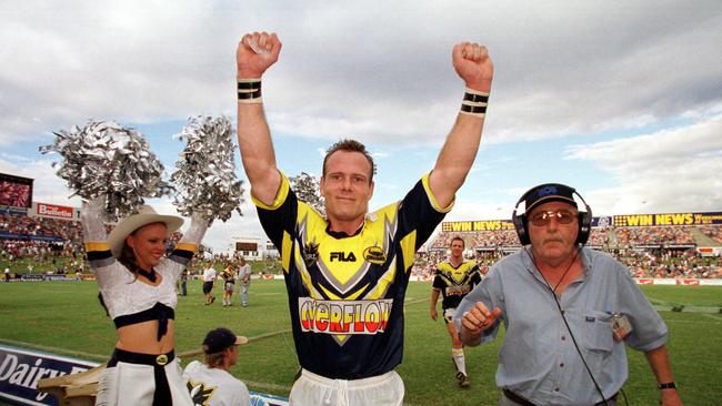 Old mate was a little slow on the uptake when the announcer asked for everyone to put their hands up in the air like they just didn’t care. 