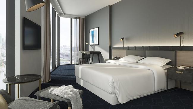 The recently opened Four Points by Sheraton at Docklands. Picture: Supplied