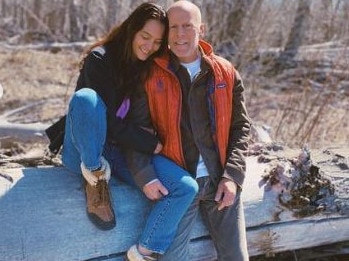 Bruce Willis and his wife Emma. Picture: Instagram