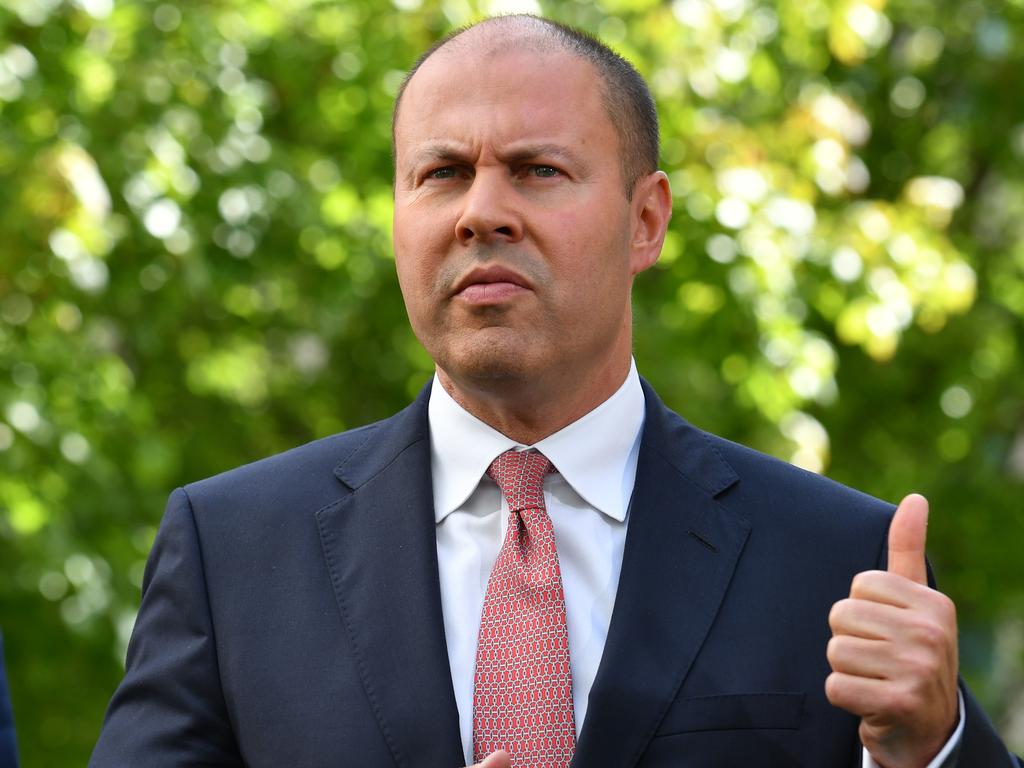 Treasurer Josh Frydenberg worked the phones and exchanged texts with Mark Zuckerberg. Picture: Getty Images