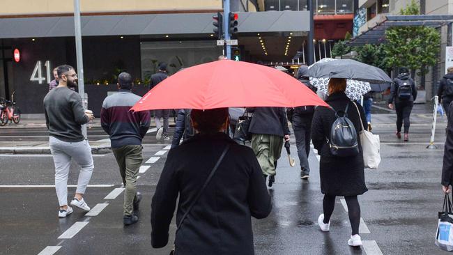 More rain is on the way for Adelaide. Picture: Brenton Edwards