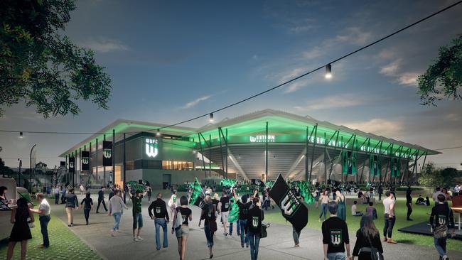 Once completed, the Wyndham City Stadium will become the home ground for A-League team Western United FC.