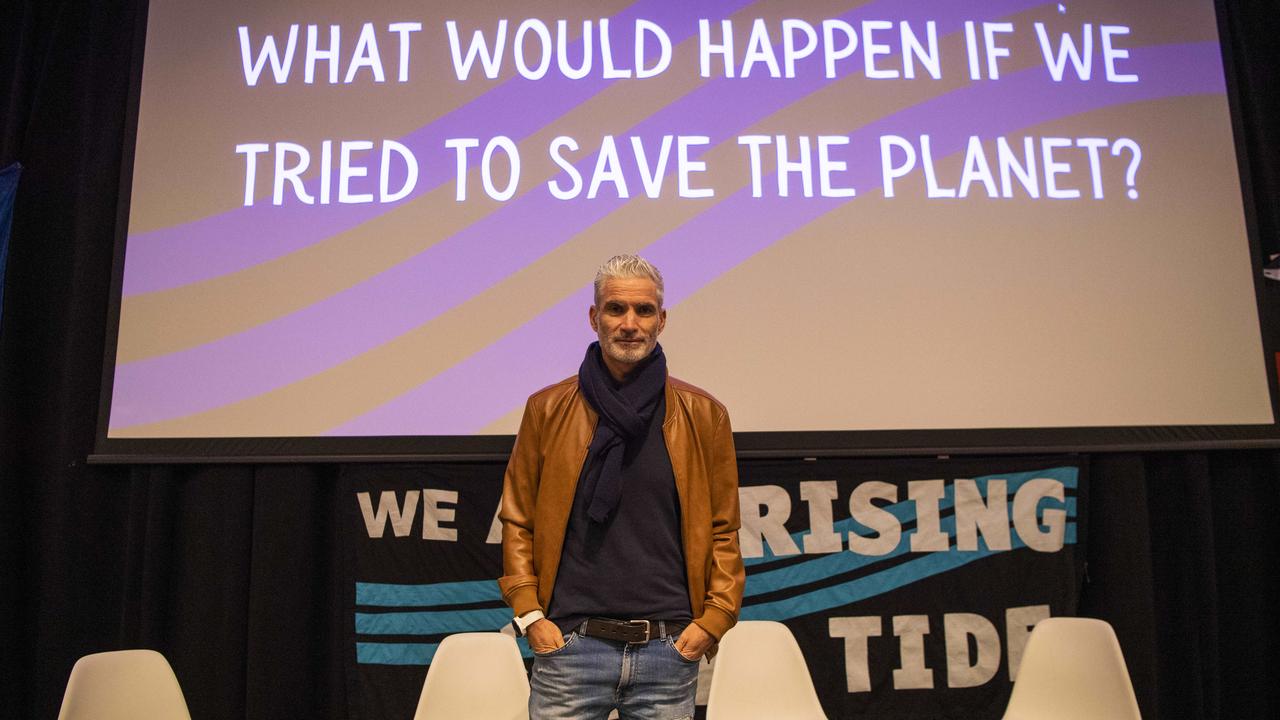 Former Socceroo and climate activist Craig Foster has called for Australian sports to ditch sponsorships from oil and gas companies. Picture: NewsWire / Simon Bullard