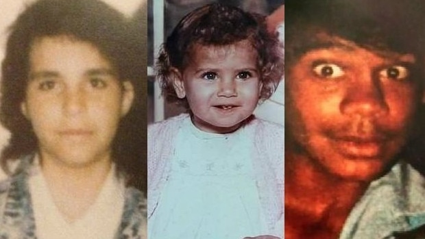 Bowraville victims Colleen Walker-Craig, Evelyn Greenup and Clinton Speedy-Duroux.