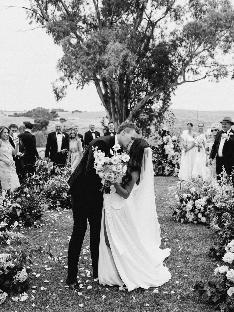 Wedding of Jordan Dawson and Milly Dutton. Picture: Blake Heywood Sanders