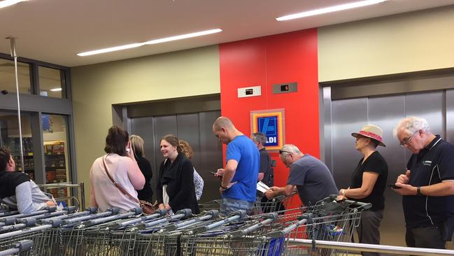 Customers sometimes line up for hours ahead of the Special Buys sale.