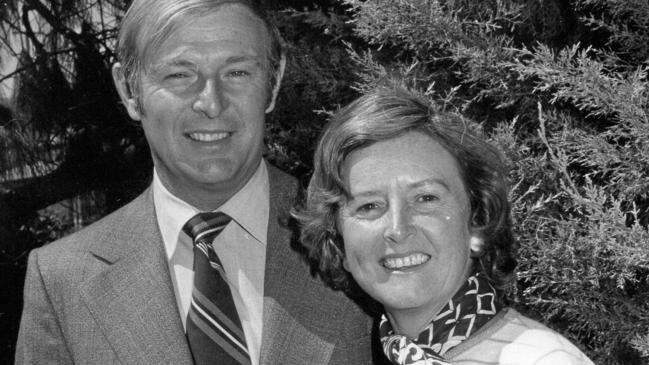 Former deputy PM Doug Anthony with his wife Margot. Picture: supplied.