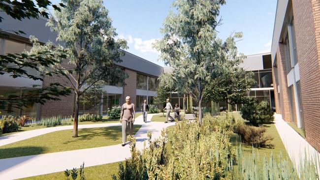 An artist’s impression of the proposed aged care facility in Denham Court.