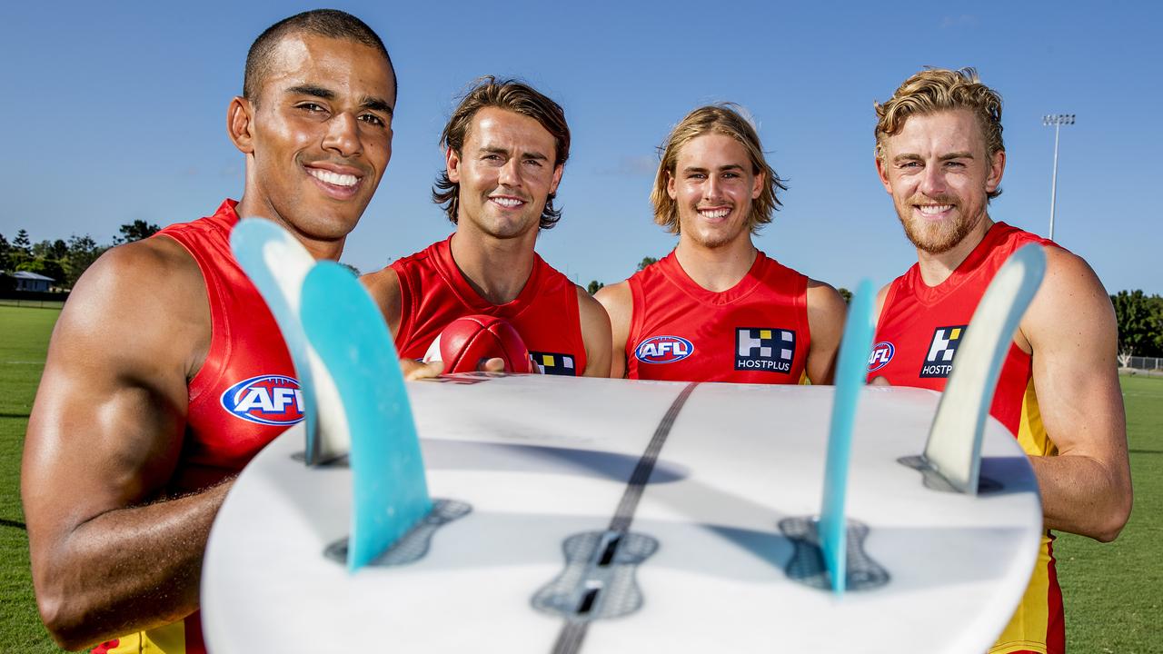 AFL players have had their COVID-19 restrictions lifted, meaning surfing is now permitted. Picture: Jerad Williams